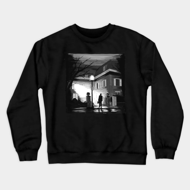 The Exorcist Fanart Illustration Crewneck Sweatshirt by burrotees